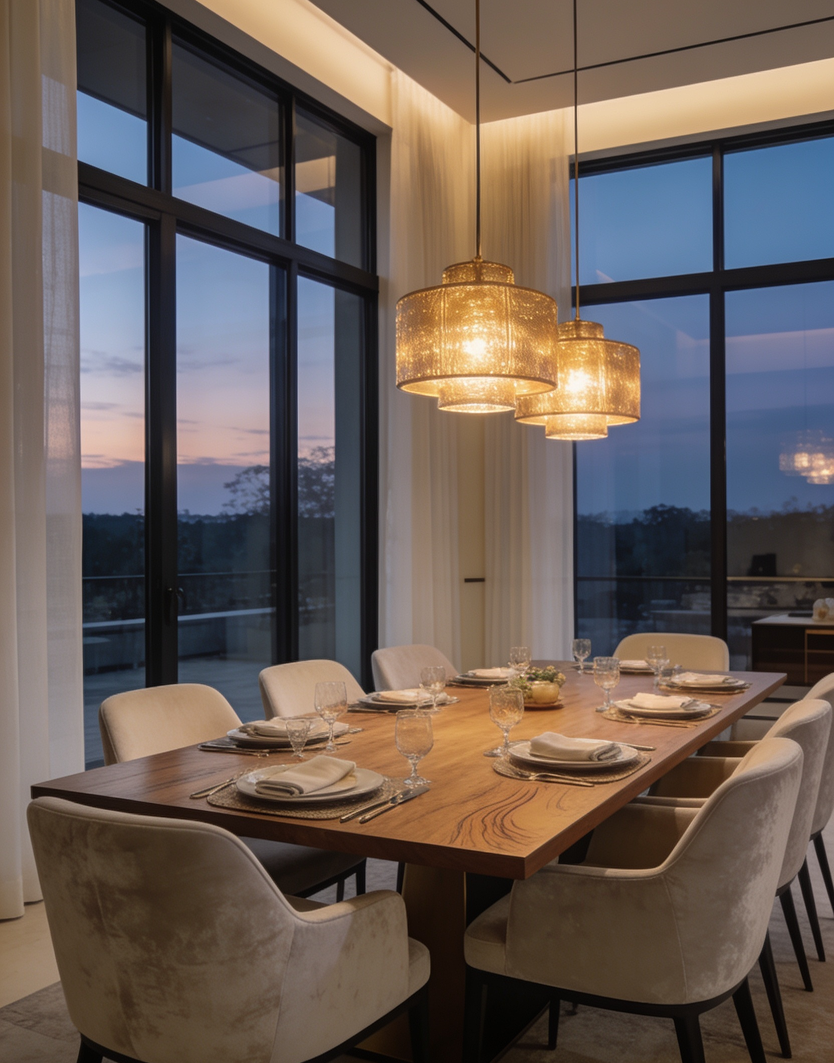 Creating a Warm and Elegant Dining Ambience